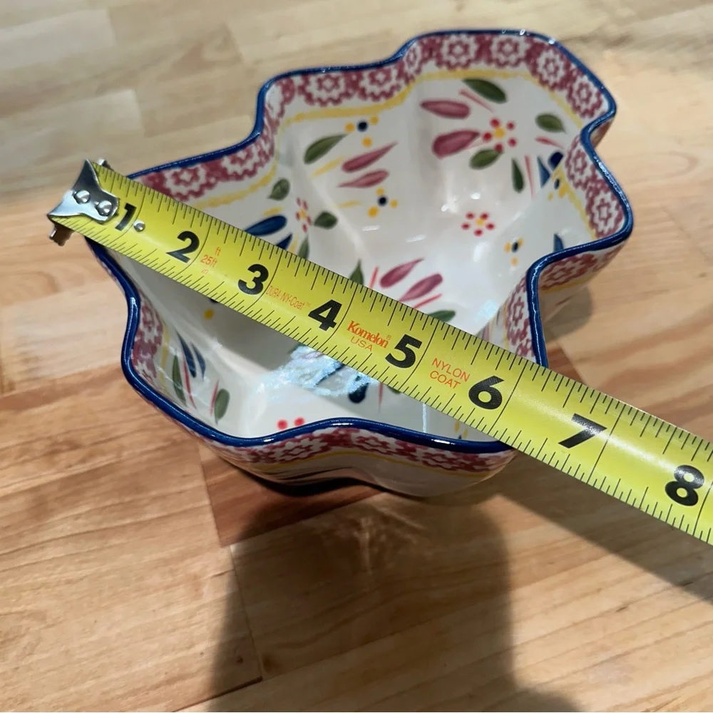 Temp-Tations Old World Confetti Tree Figural Ovenware Baker- 1QT ---NWOT
